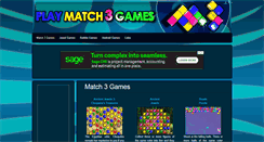 Desktop Screenshot of playmatch3games.com