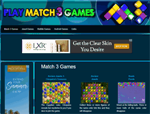 Tablet Screenshot of playmatch3games.com
